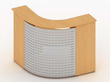 Стойка ресепшн Партнер 1270х1270х1200 Бук &mdash; Аэлита