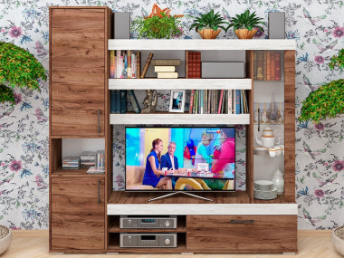 Модульный комплект для гостиной СИТИ 1850х1850х380 &mdash; Аэлита