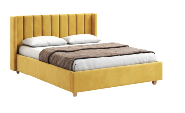 Кровать двуспальная Венера-9(3) с мягкой спинкой &mdash; Аэлита