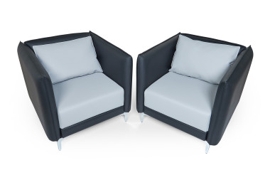 Кресло Графит низкое (без подушек-подлокотников) &mdash; Аэлита