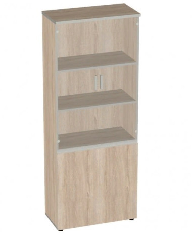 Шкаф высокий со стеклом 777*387*1980 &mdash; Аэлита