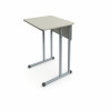 Одноместный нерегулируемый ученический стол 600*500 с закругленными углами  