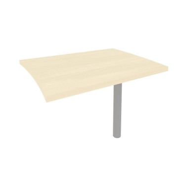 Брифинг-приставка для криволинейного стола First 1000 &mdash; Аэлита