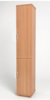 Шкаф КМ8 Монолит узкий 374х390х2046 с дверьми(КМ45+ДМ41+ДМ42)