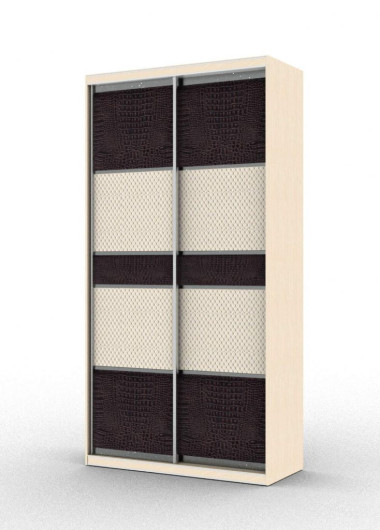 Шкаф-купе двухдверный с комбинированными фасадами (модель 2.5.4) &mdash; Аэлита