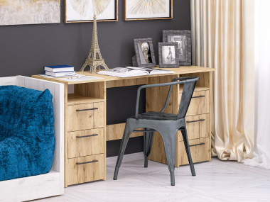 Стол Фронда-9 с 6 ящиками (вариант 2) &mdash; Аэлита