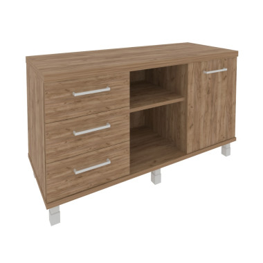 Тумба сервисная First / Фёст 3 ящика + распашной фасад &mdash; Аэлита