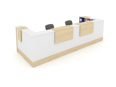 Стойка ресепшн STYLE 3872х1558х1156 &mdash; Аэлита