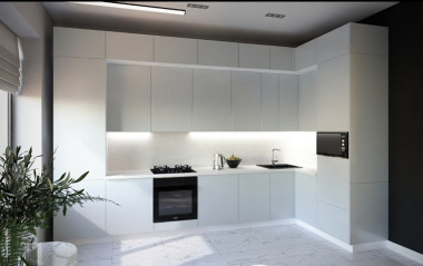 КУХНЯ ИДЕАЛИСТА ROYAL 3900*1850 УГЛОВАЯ (МДФ ЭМАЛЬ) &mdash; Аэлита