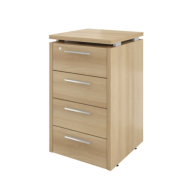 Тумба ДБ44 Дублин приставная 4 ящика с замком 450х450х750(ДБ13_1+ДБ13_2+ДБ14) &mdash; Аэлита