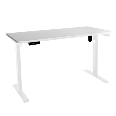 Стол с регулировкой высоты электрический LuxAlto LA-T33-E6 белый/белый ЛДСП 140*60*2.5 &mdash; Аэлита