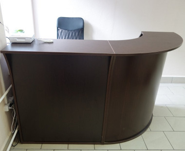 Стойка ресепшн Рива 1890/2590х950х1150  &mdash; Аэлита