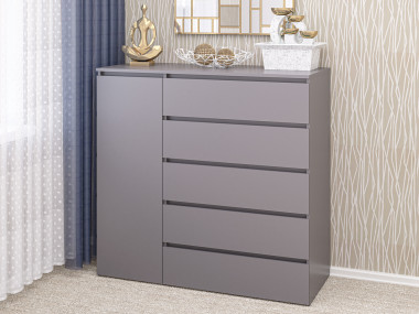 Комод с ящиками и дверцей К-22 1155*480*1200 — Аэлита